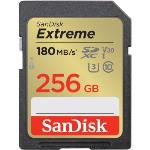 SANDISK SDXC EXTREME 256GB (180MB/s) + 1 year RescuePRO Deluxe