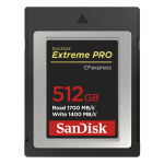 SANDISK CF EXPRESS EXTREME PRO 512GB (1700MB/s Read, 1400MB/s Write)