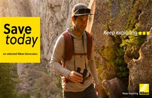 SAVE UP TO £135 ON SELECTED NIKON SPORTS OPTICS THIS AUTUMN