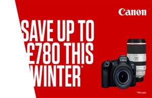 SAVE UP TO £780 THIS WINTER ON SELECTED CANON CAMERAS & LENSES